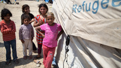 Syrian refugees at a camp in Turkey (Getty Images)
