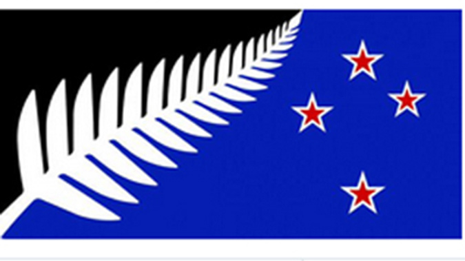 The winning design from the first flag referendum.
