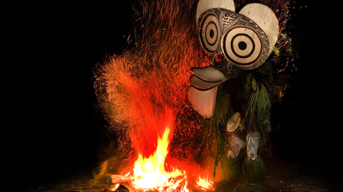 Fire dancers in Papua New Guinea (Supplied) 