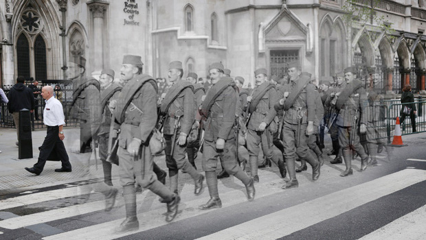 PHOTOS: Scenes of World War One - then and now