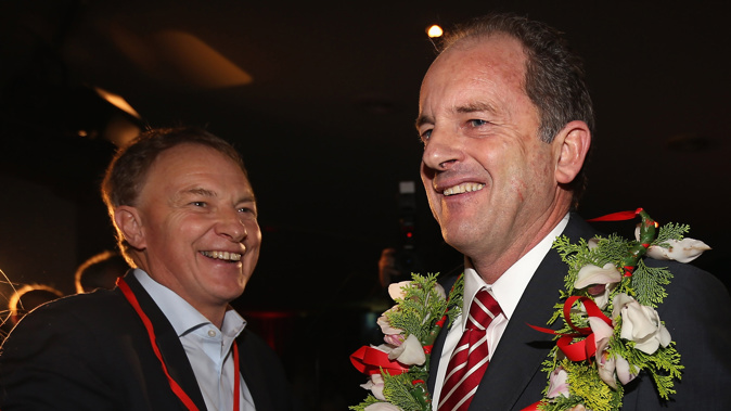 Labour MPs and former leaders David Shearer and Phil Goff (Getty Images)