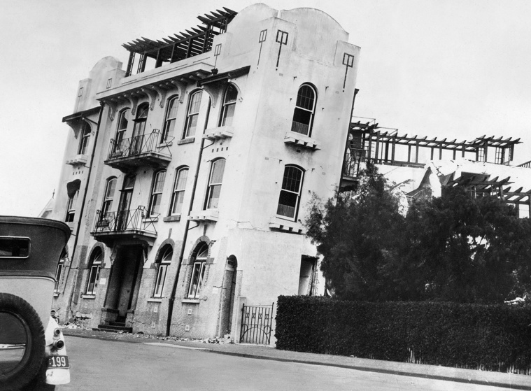 A building that was rocked on its foundations (Getty Images)