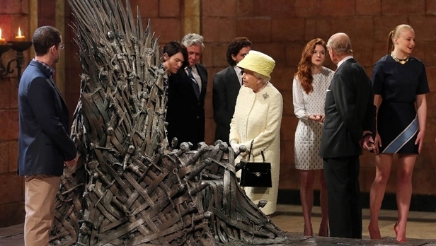 PHOTOS: Queen visits Game of Thrones set