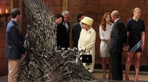 PHOTOS: Queen visits Game of Thrones set