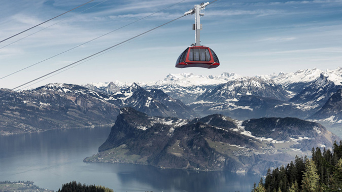 The Dragon Ride cableway to Pilatus (Supplied) 