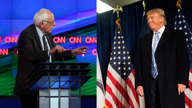 Bernie Sanders and Donald Trump (Getty Images)