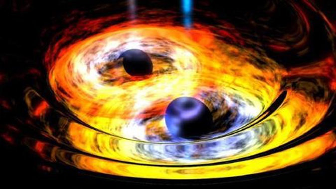 The gravitational ripples caused by two black holes colliding has reported by been detected by an international experiment in the United States. Photo / NASA