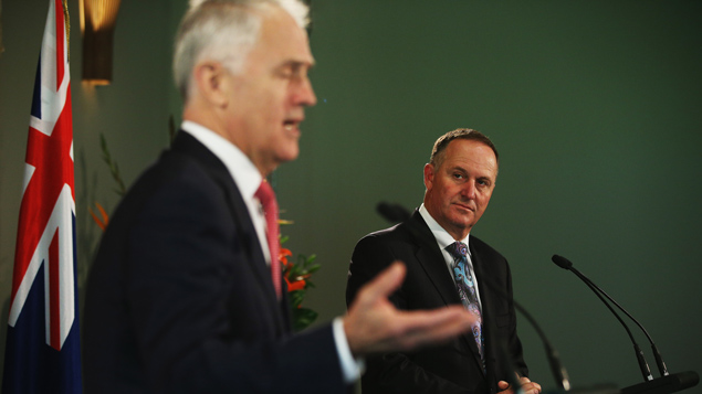 John Key and Malcolm Turnbull (Getty Images)
