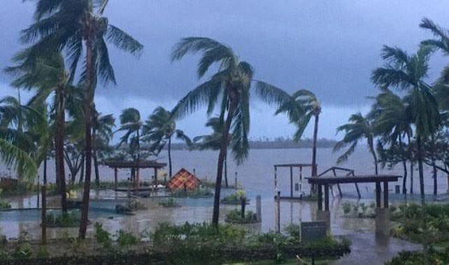Destruction on Denarau Island after Tropical Cyclone WInston (NZ Herald/Ben Rose).