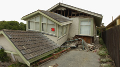 A damaged house after the February 2011 earthquake (Getty Images)