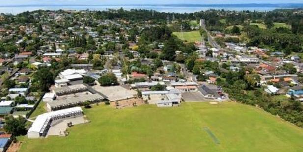 A spokeswoman at Blockhouse Bay Intermediate School, in West Auckland, confirmed they were under lockdown. Photo / www.bhbint.school.nz/