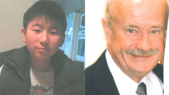 Mike Zhao-Beckenridge and step-father John Beckenridge went missing a year ago (Supplied).