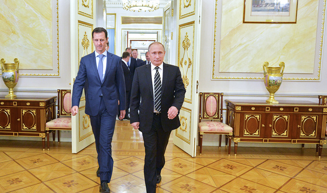 Vladimir Putin and Bashar al-Assad (Getty Images)