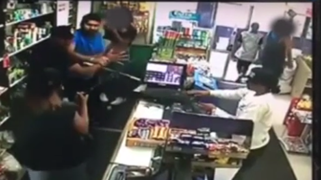 The robbers of the Redhill Superette have been apprehended(Indy Purewal/Facebook)