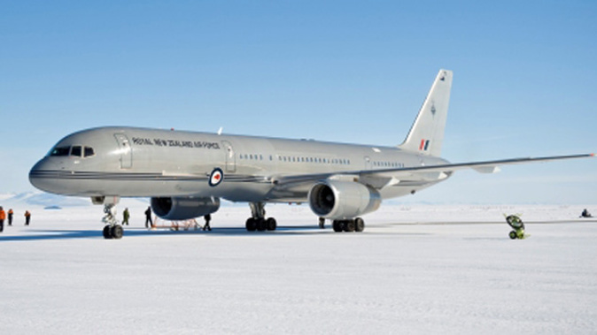 The Royal New Zealand Air Force Boeing 757 (Supplied)