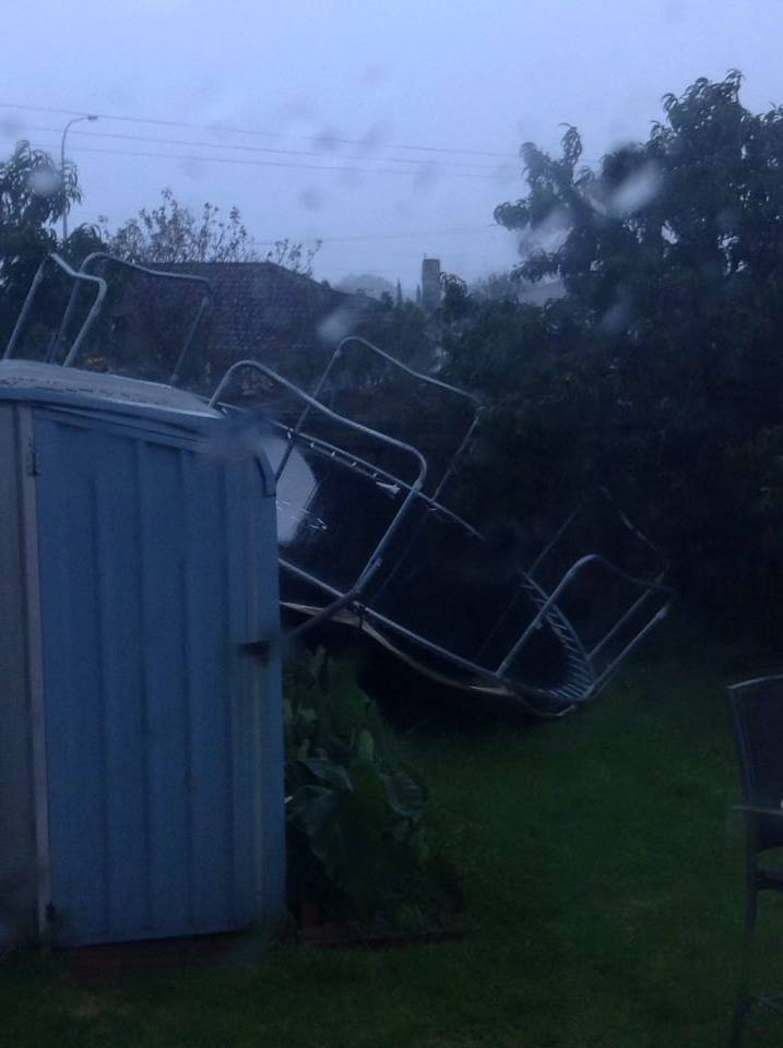 Damage in Otara (Supplied) 