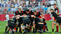 The crusader front row: (L-R) Owen Franks, Codie Taylor and Joe Moody (PHOTOSPORT)