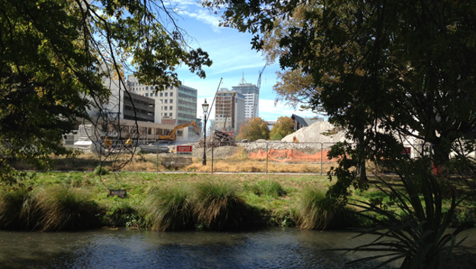 Looking into central Christchurch over Avon River (Photo / Scarlett Cvitanovich)