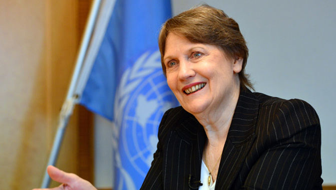 Helen Clark is keeping tight-lipped on whether she will run for the UN Secretary General position (Getty Images). 