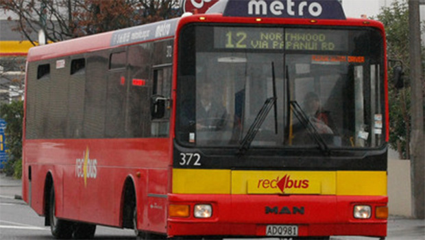 Christchurch's Metro bus (New Zealand Herald).