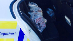 Meat packs handed out by Te Awamutu Police (Te Awamutu Police Facebook). 