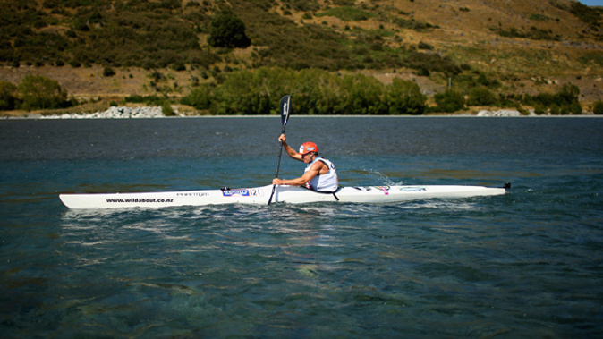 Sam Clark competing in the 2013 Coast to Coast (Getty Images)