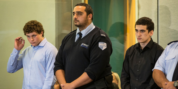 Leonard Nattrass-Berquist (left) and Beauen Wallace-Loretz and  are found guilty on all counts (NZH). 