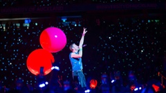 Coldplay performed at Eden Park in front of an expected crowd of 150,000 over three shows. Photo / Hayden Woodward.