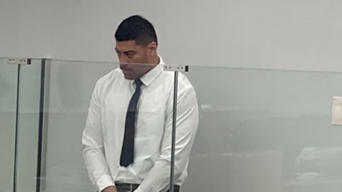 Siale Siale appearing in the Wellington District Court. Photo / Catherine Hutton
