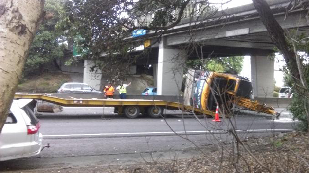 The Penrose overbridge crash (David Van Der Haas)