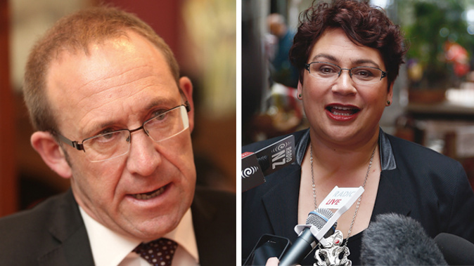 Labour leader Andrew Little and Greens leader Metiria Turei