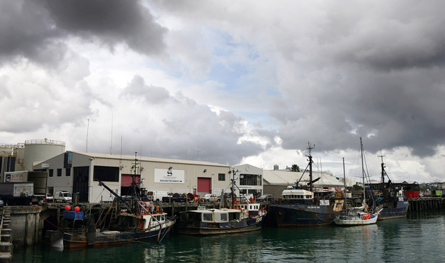 Fishing boats docked near a Sanford facility (Getty Images) 