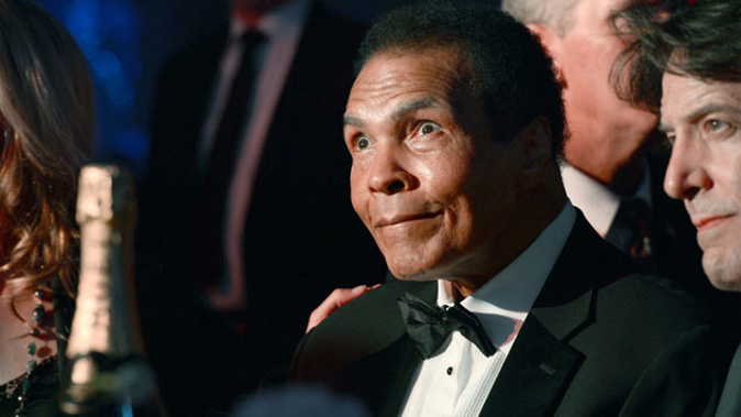Muhammad Ali at a function in 2013. (Getty Images)