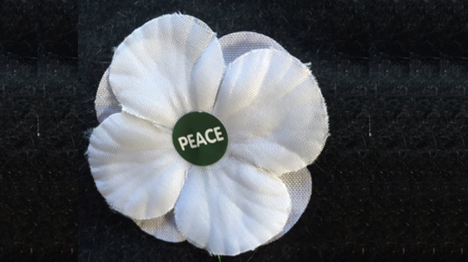 The white poppy has become a symbol of the peace movement (Twitter)