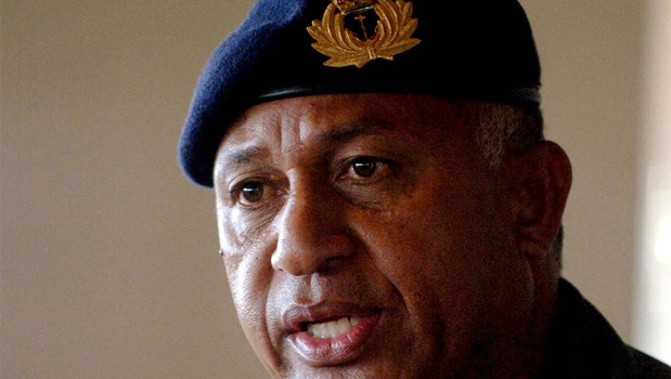 Frank Bainimarama (AAP).