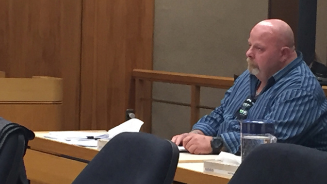 David Peter Connell in court today (Kurt Bayer).