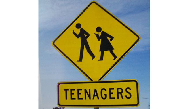 The sign installed by Kaiapoi High School (Supplied).