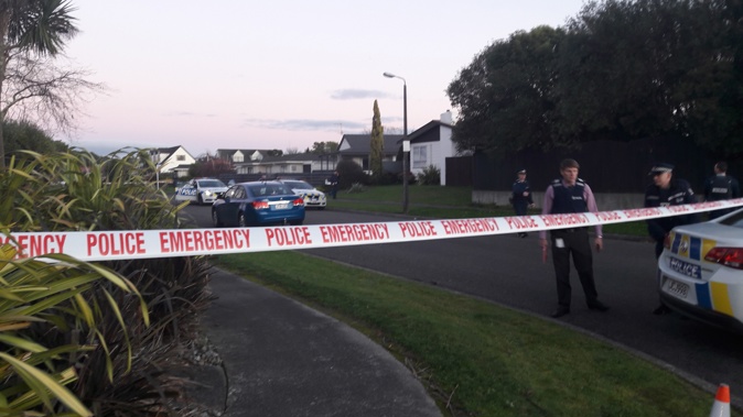 Police at the scene (Supplied)