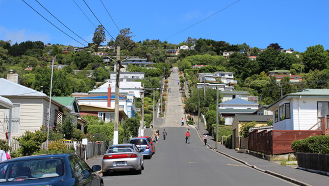 Dunedin's steep Baldwin St is due to be cloaked in Jaffas. (Facebook/Cadbury)