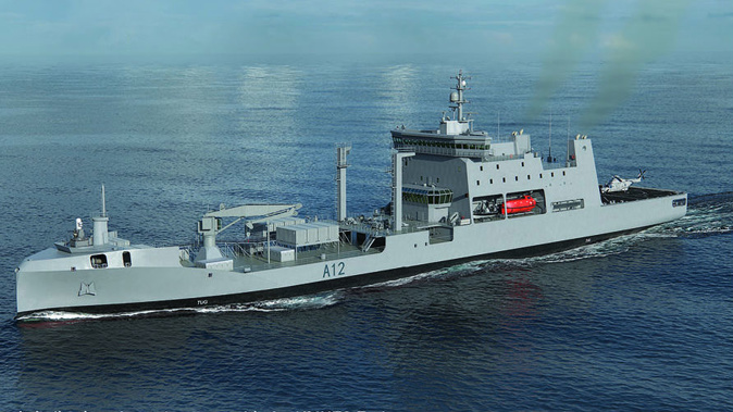 The replacement ship for HMNZS Endeavour (Photo / Supplied)