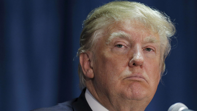 Agitators from the left causing trouble could benefit Trump at the convention today (Getty Images).