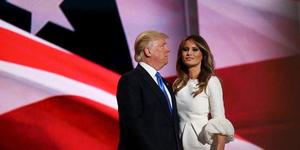 Melania was flying high following her speech, but that's all come crashing down. Photo / Getty