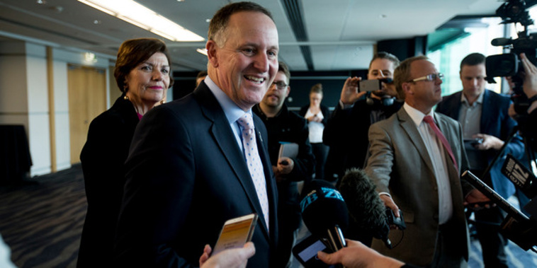 Andrew Dickens wants to know who John Key's successor might be (Photo / NZ Herald)