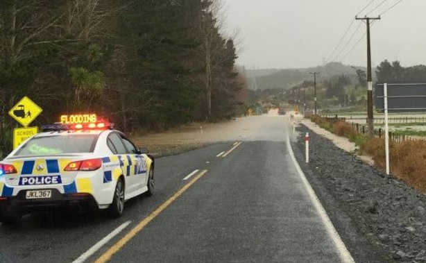 Flooding has closed roads in Northland (Twitter - NZTAAKL)