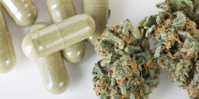 Cannabis and medicinal cannabis capsules (iStock)