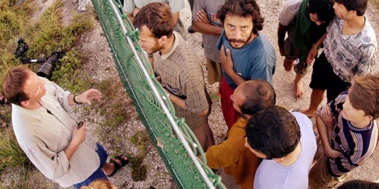 Asylum-seekers on the island of Nauru voice their concerns to journalists (Photo / File)