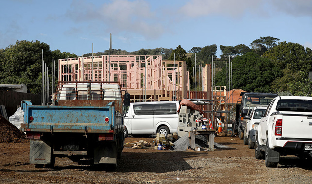 A house being built in the Auckland suburb of One Tree Hill (Getty Images) 