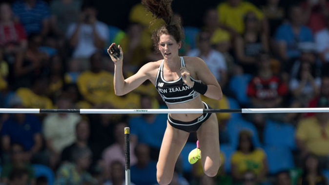 Pole vaulter Eliza McCartney was a surprise success story of the Rio Olympics, winning a bronze medal (Photosport)