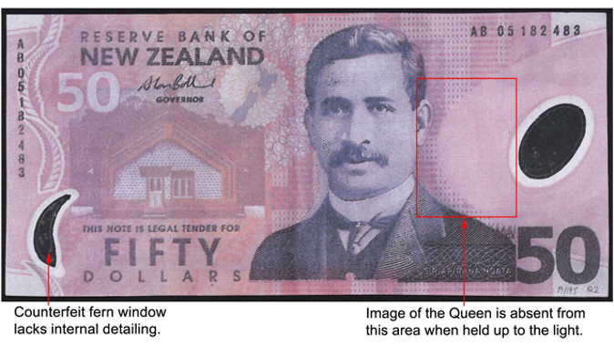 Police are warning fake 50 dollar notes could still be circulating throughout wider Wellington following the crackdown on a counterfeit scheme (Supplied)