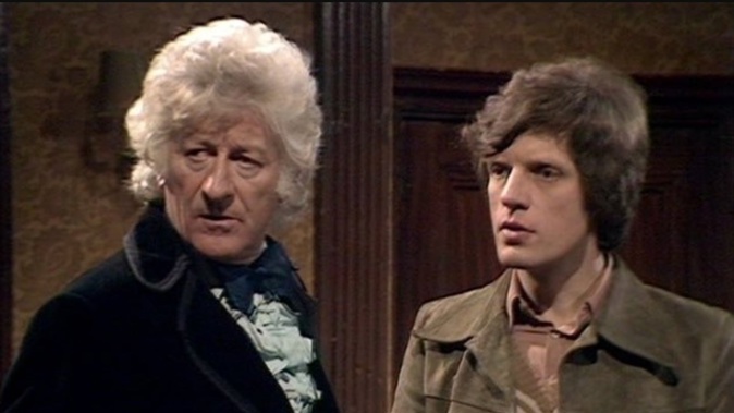 Richard Franklin, UNIT’s Captain Mike Yates (R) during Jon Pertwee’s tenure on Doctor Who